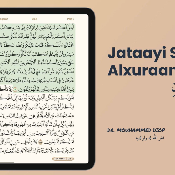 Wolof Tafsîr : Jataayi Settantal Alxuraan